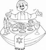 Coloring Passover Pages Pesach Color Seder Plate Preschool Jewish Cards Kids Dinner sketch template