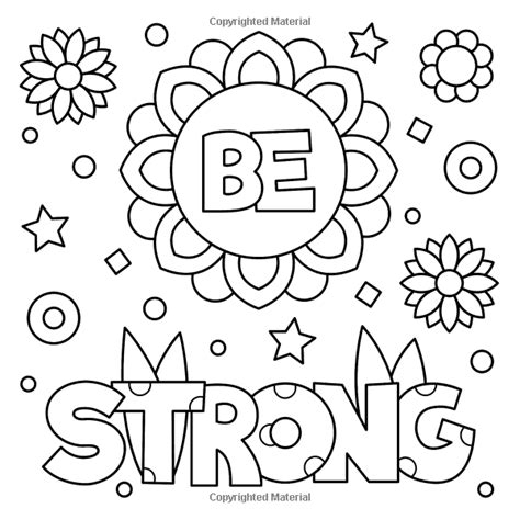wild   inspiring words coloring book cute positive word