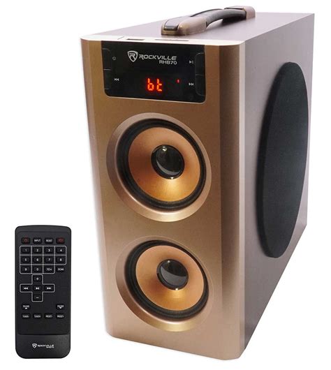 price  rockville home theater compact bluetooth speaker system