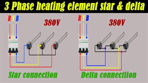 phase heating element wiring diagram