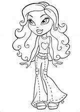 Bratz Coloring Pages Brats Printable Pintar Sasha Info Print Colorir Colorat Kids Colour Book Paint Cartoon Drawing Dolls Girls Desene sketch template