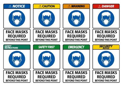 face mask vector art icons  graphics