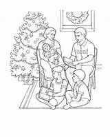 Coloring Lds Pages Christmas Family Kids Color Children Printable Primary Line Getdrawings Print Getcolorings sketch template