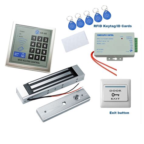 rfid singledouble door access control system kit kg electric magnetic lock rfid controller