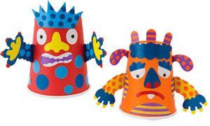 paper cup monsters mostri