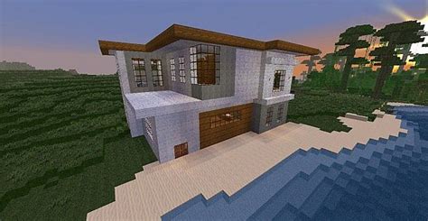 Beautiful Beach House Minecraft Map