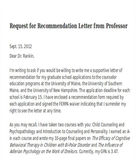 sample letter  recommendation  psychologist position