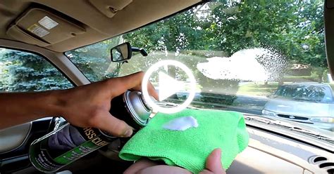 secret method  cleaning   windshield     streaks