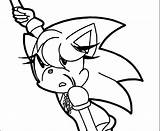 Coloring Amy Rose Boring Pages Wecoloringpage sketch template