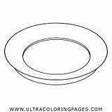Coloring Bowl Pages Soup Crockery sketch template