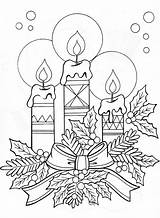 Christmas Coloring Pages Printable Colouring Sheets Xmas Cards Candles Printables Choose Board sketch template