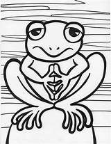 Frog Frogs Bestcoloringpagesforkids Azcoloring sketch template
