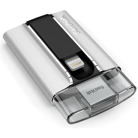 sandisk ixpand flash drive  iphone  ipad sdix   bh