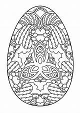 Pasqua Egg Zentangle Uovo Decorativo Illustrazione раскраски категории все из sketch template