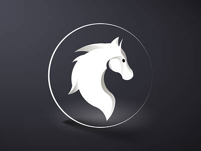 horse abstract logo  elena ani  dribbble