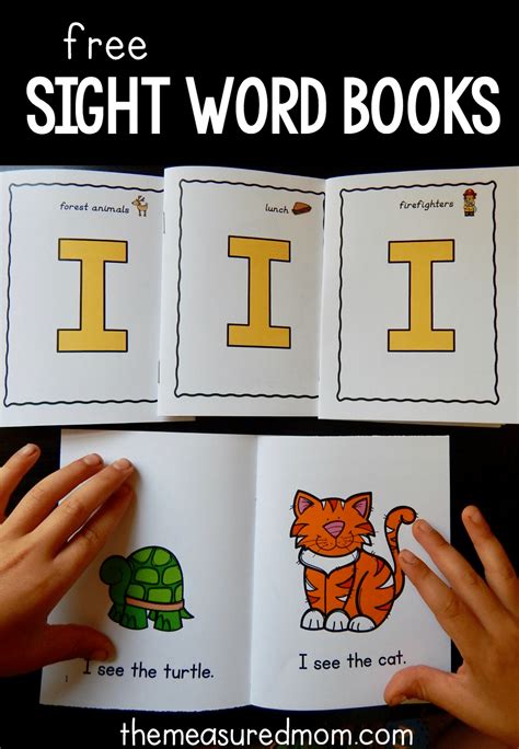 simple sight word books set    measured mom