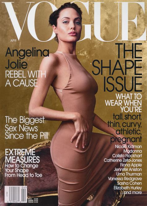 glamour by fatima angelina jolie throughout the years in vogue