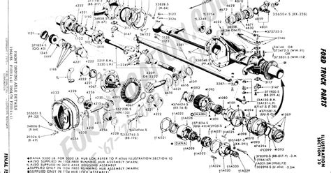 ford  front axle parts diagram heat exchanger spare parts