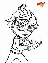 Boboiboy Coloring Pages Printable Print Kids Cool sketch template