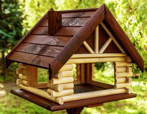 exclusive large wooden bird table house bird feeder feeding house wooden bird feeders bird