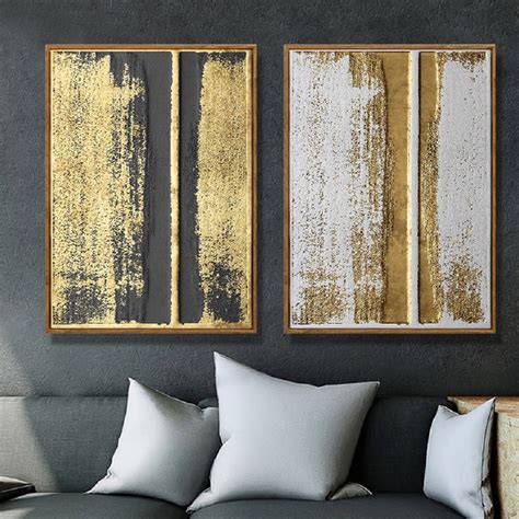 minimalist luxury abstract gold pattern canvas paintings prints wall art posters gold paintings