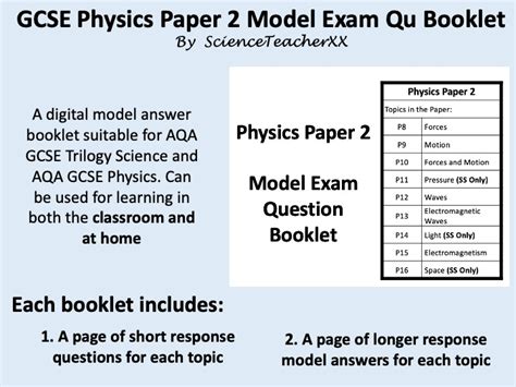 Gcse Physics Paper 2 Revision Aqa Teaching Resources Hot Sex Picture