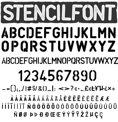 stencil font font family graffiti fonts