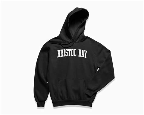 bristol bay hoodie bristol bay hooded sweatshirt college etsy