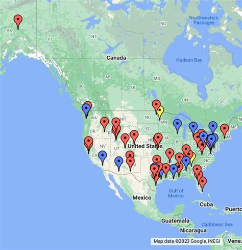 map  domestic drone authorizations google  maps