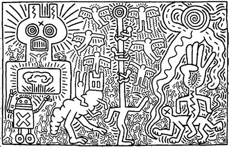 Keith Haring Coloring Pages At Free