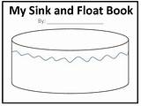 Sink Float Book sketch template