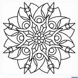 Mandala Printable Flower Drawing Coloring Pages Lotus Clipartmag sketch template
