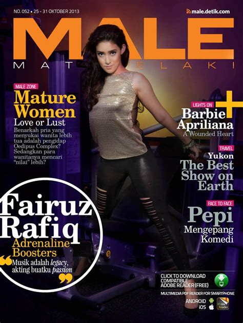 Fairuz A Rafiq Di Majalah Male Dhe Model