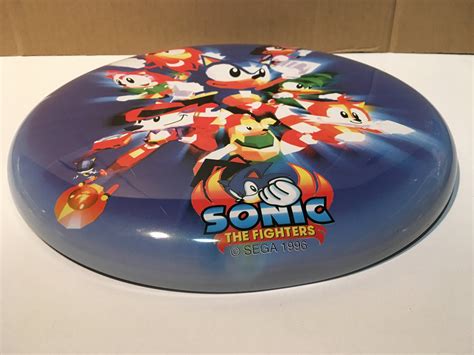 Sega Sonic The Fighters Promo Metal Display Prize 1996 Sonic The