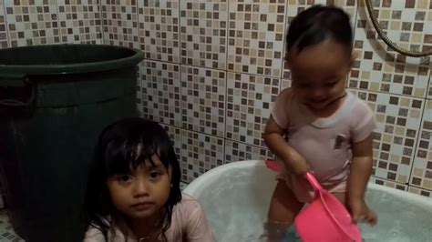 bath time with my little sister youtube
