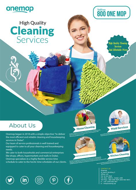 house cleaning services flyer templates