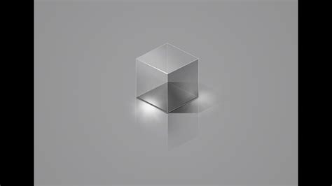 photoshop glass cube tutorial youtube