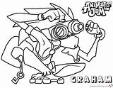 Jam Animal Coloring Pages Graham Printable Bettercoloring sketch template