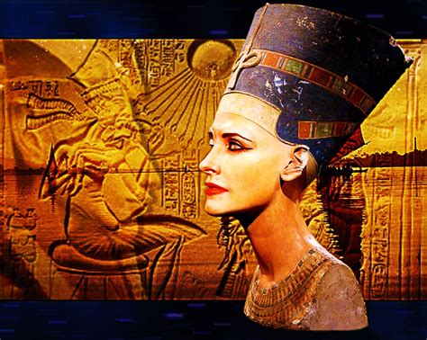Queen Nefertiti Grand Royal Wife Of Pharaoh Akhenaten