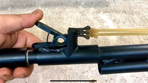 slingshot trigger mechanism  plastic pvc slingshot diy slingshot camping