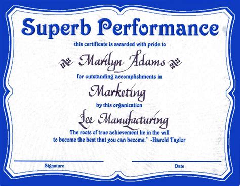certificate  achievement quotes quotesgram