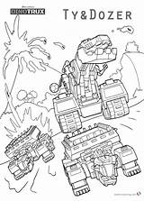 Dinotrux Pages Coloring Dozer Ty Printable sketch template