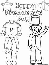 Presidents Coloring President Pages Printable Preschool Kindergarten Happy Sheets Lincoln Abraham Kids Clipart Print Color Crafts Drawing Week Printables Activities sketch template