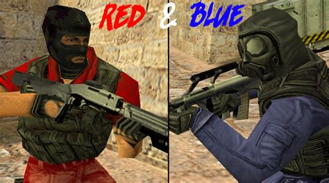 red blue player models pack counter strike  mods