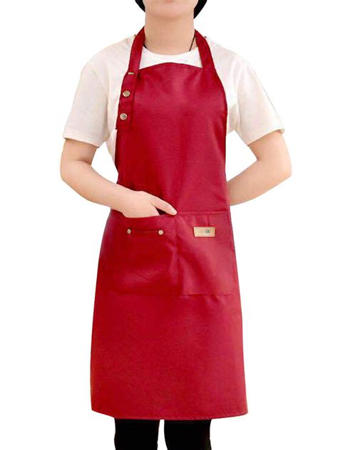 waterproof aprons women cute cartoon apron kitchen restaurant cooking