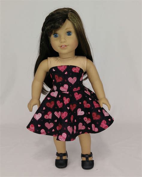 Valentine S Day Dress For American Girl Dolls Strapless Doll Clothes