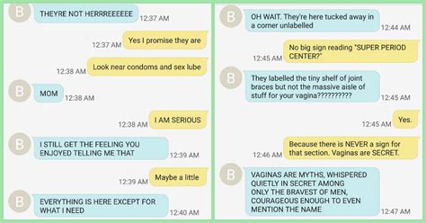 this mom and her daughter s texts about tampons are just too