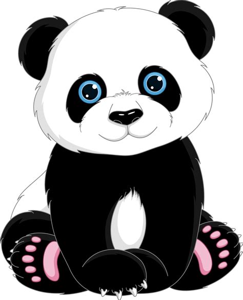 cute cartoon panda png clipart animal cartoon cartoon clipart cute riset