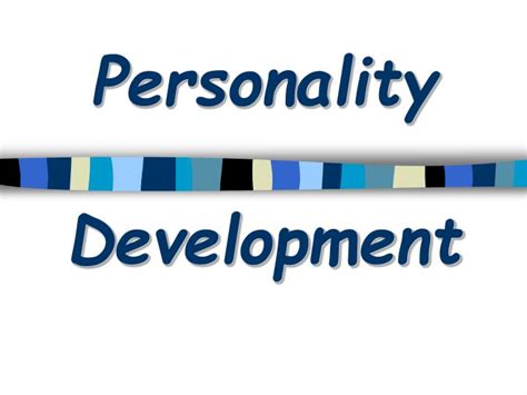 ppt personality development powerpoint presentation