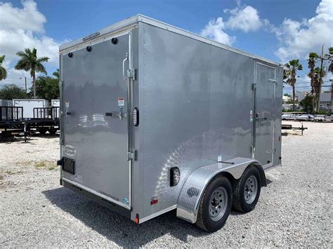 continental cargo  tandem axle cargo trailer nsxta  american trailer company
